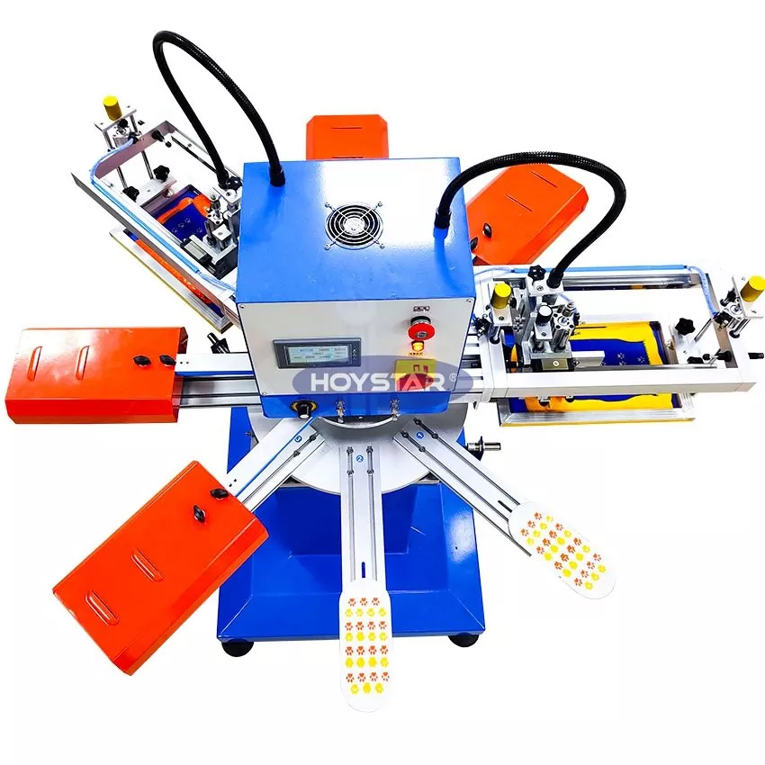 Máy in lụa tất 2 màu