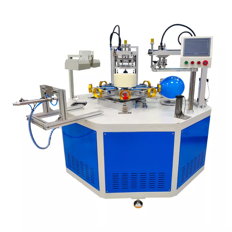 Máy in màn hình bóng bay 2 màu tự động